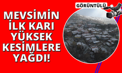 Manisa'da yüksek kesimlerde kar yağışı etkili oldu