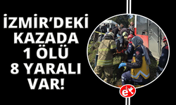 İzmir'de belediye otobüsü ile panelvan çarpıştı