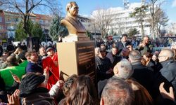 Uşak'ta İsmet İnönü büstünün açılışı yapıldı