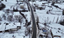 Uşak'ın yüksek kesimleri beyaza büründü