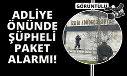 İzmir Adliyesi önünde şüpheli paket alarmı