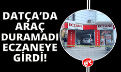 Fren yerine gaza basınca iş yerine daldı