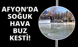 Afyonkarahisar buz kesti