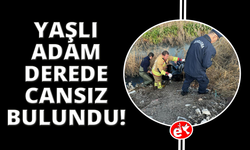 Kayıp olarak aranan yaşlı adam dere yatağında ölü bulundu