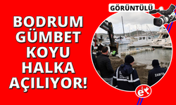 Bodrum'da Gümbet Koyu halka kazandırılıyor