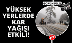 Muğla’nın yüksek kesimlerinde kar yağışı etkili olmaya başladı