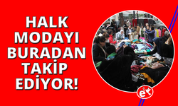 Modayı uygun fiyata takip etmek isteyenler bu pazarda buluşuyor
