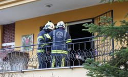 Denizli’de apartman dairesindeki yangın korkuttu