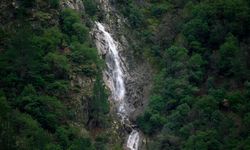 Manisa Spil Dağı Milli Parkı’nda yeni bir şelale oluştu