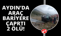 Kontrolden çıkan araç bariyere çarptı: 2 ölü