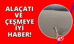 Alaçatı Kutlu Aktaş Barajı'nda su seviyesi yükseliyor