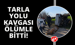 Yaşlı adam tarla komşusunu ezerek öldürdü