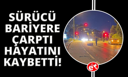 Motosiklet sürücüsü kazada yaşamını yitirdi