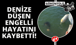 İzmir'de tekerlekli sandalyesiyle denize düşen kişi kurtarılamadı