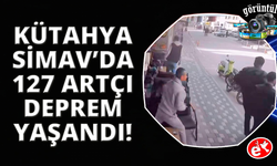 Simav’da 4.8 büyüklüğünde deprem anı kamerada