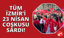 İzmir'de yer gök kırmızı beyaz oldu