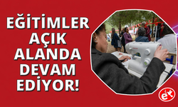 İzmir'de Meslek Fabrikası açık alana taşındı