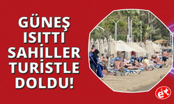 Bodrum'da güneş ısıttı sahiller doldu
