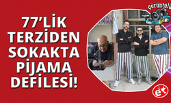 Manisa'da yaşlı terzi doktorlara pijama giydirdi