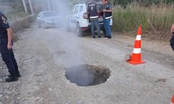 Aydın Germencik'te 'obruk' oluştu