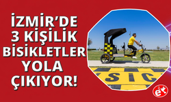 İzmir'de 'Bisicab’ler yola çıkıyor