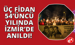 Deniz Gezmiş, Hüseyin İnan ve Yusuf Aslan'a İzmir'de anma