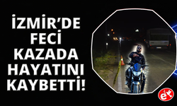 Kamyonete çarpan motosiklet sürücüsü hayatını kaybetti