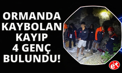 İzmir'de ormanlık alanda kaybolan 4 genç sağ salim bulundu