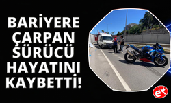 İzmir'de demir bariyere çarpan motosikletin sürücüsü hayatını kaybetti