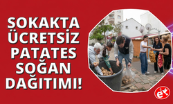 İzmir'de belediye vatandaşa ücretsiz soğan patates dağıttı