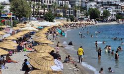 Bodrum'da sahiller doldu taştı