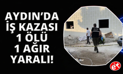 Aydın'da iş kazası: 1 ölü, 1 ağır yaralı