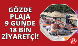 Fethiye’nin gözde plajına bayramda 18 bin 870 ziyaretçi