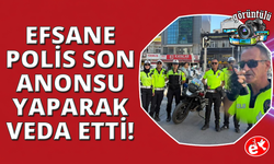 İzmir'in efsane trafik polisi emekli oldu: Son anonsunda elleri titredi