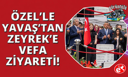 Özgür Özel ve Mansur Yavaş'tan Ferdi Zeyrek'e vefa ziyareti