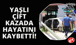 Depo duvarına çarpan otomobilde yaşlı karı koca hayatını kaybetti