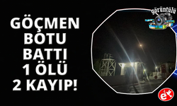 Marmaris açıklarında göçmen botu battı: 1 ölü, 2 kayıp