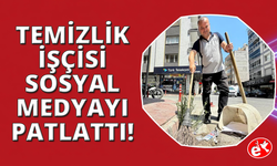 İzmir'de temizlik işçisi sesiyle sosyal medyayı sallıyor!