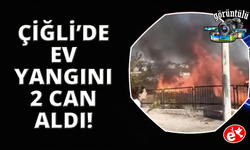 Çiğli'de acı olay: Anneanne ve torunu yangında öldüler