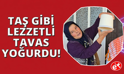 Odun ateşinden sofraya: Taş gibi kıvamıyla Tavas yoğurdu