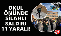 Turgutlu'da okul önünde silahlı saldırı: 2'si ağır 11 öğrenci yaralandı