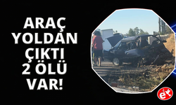 Muğla Seydikemer’de otomobil yoldan çıktı: 2 ölü
