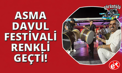 Asma Davul Festivali'nde 100 davul sanatçısı aynı sahnede