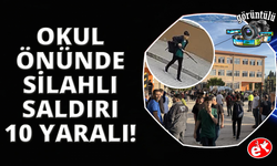 Turgutlu'da okul önünde silahlı saldırı: 2'si ağır 10 öğrenci yaralandı