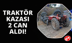 Manisa'da traktör devrildi: 2 ölü, 3 yaralı