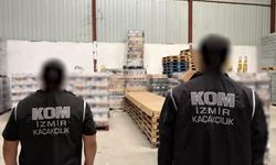 İzmir'de yılın en büyük kaçak içki operasyonu