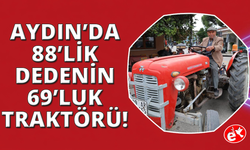 Ali Dede 69 yıllık traktöründen vazgeçemiyor