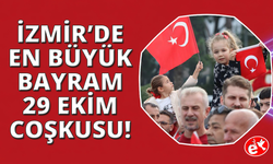 İzmir’de 29 Ekim coşkusu renkli görüntülere sahne oldu