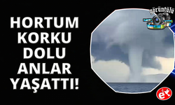 Bodrum açıklarında dev hortum çıktı
