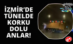 İzmir'de kontrolden çıktı, devrilmekten son anda kurtuldu